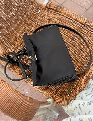 Buckle Nylon Tote Bag Shoulder Crossbody Bag