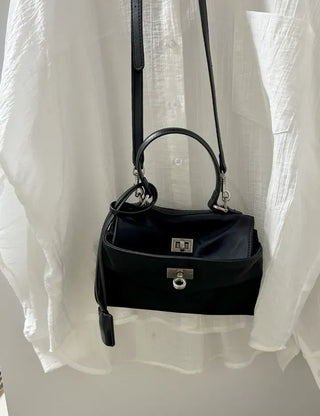 Buckle Nylon Tote Bag Shoulder Crossbody Bag
