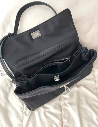 Buckle Nylon Tote Bag Shoulder Crossbody Bag