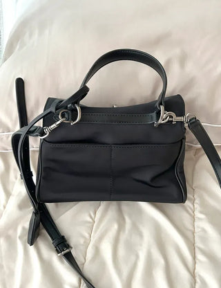 Buckle Nylon Tote Bag Shoulder Crossbody Bag