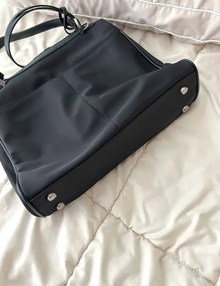 Buckle Nylon Tote Bag Shoulder Crossbody Bag