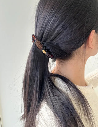 Banana Pin Charm Basic Acrylic Large Hairpin
