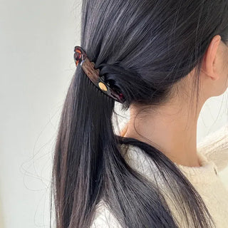 Banana Pin Charm Basic Acrylic Large Hairpin