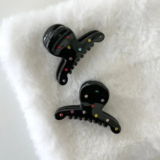 1+1 Hairpin Color Cubic Claw Clip Set Mini