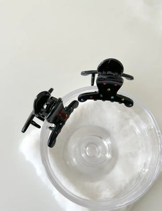 1+1 Hairpin Color Cubic Claw Clip Set Mini
