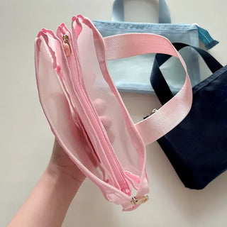 Mesh Inner Bag Fold Mesh Pouch Mini Bag