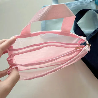 Mesh Inner Bag Fold Mesh Pouch Mini Bag