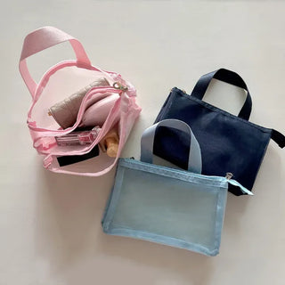 Mesh Inner Bag Fold Mesh Pouch Mini Bag