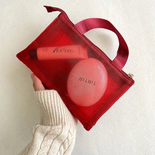 Mesh Inner Bag Fold Mesh Pouch Mini Bag