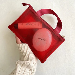 Mesh Inner Bag Fold Mesh Pouch Mini Bag