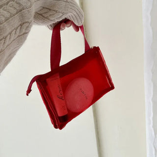 Mesh Inner Bag Fold Mesh Pouch Mini Bag