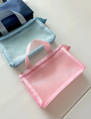 Mesh Inner Bag Fold Mesh Pouch Mini Bag