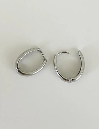 Bold One-Touch A-Line Hoop Earrings Basic 11% Off