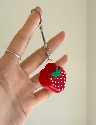 Clicker keyring miniature keycap keyboard key ring key holder