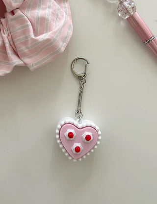 Clicker keyring miniature keycap keyboard key ring key holder