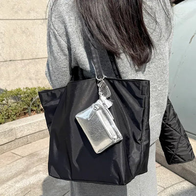 Big Shoulder Bag Nylon Bag Laptop College Student Office Worker