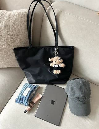 Big Shoulder Bag Nylon Bag Laptop College Student Office Worker