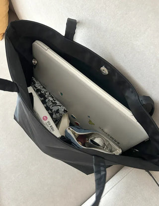 Big Shoulder Bag Nylon Bag Laptop College Student Office Worker