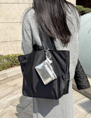 Big Shoulder Bag Nylon Bag Laptop College Student Office Worker