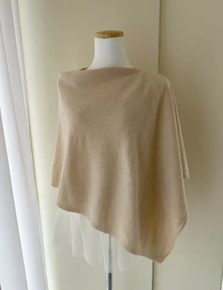 Knit cape shawl wool cardigan layered for wedding guest look