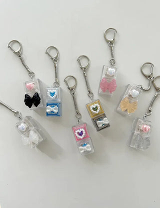 Formica Ribbon Keycap Keyring Slot Key Holder
