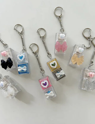 Formica Ribbon Keycap Keyring Slot Key Holder
