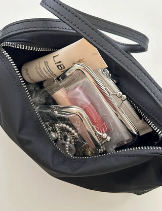 Snap-closure Transparent Cosmetic PVC Coin Purse