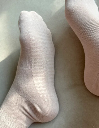 Non-slip knee socks, Pilates and yoga socks, non-slip ribbed
