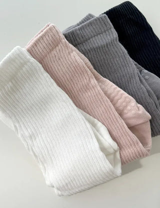 Non-slip knee socks, Pilates and yoga socks, non-slip ribbed