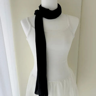 Cotton long muffler spring scarf plain choker