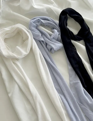 Cotton long muffler spring scarf plain choker