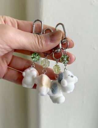 Drop Doll Four-Leaf Clover Keyring Rabbit Keyholder Mini