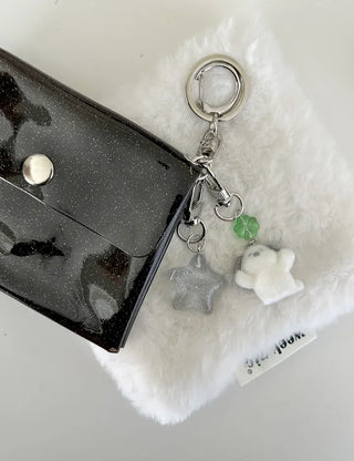 Drop Doll Four-Leaf Clover Keyring Rabbit Keyholder Mini