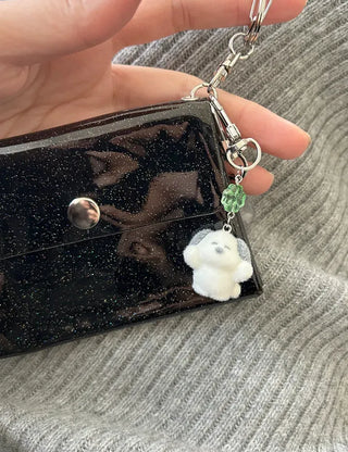 Drop Doll Four-Leaf Clover Keyring Rabbit Keyholder Mini