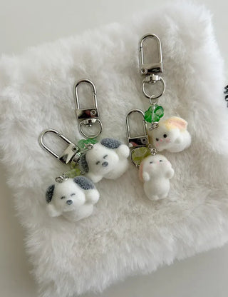 Drop Doll Four-Leaf Clover Keyring Rabbit Keyholder Mini