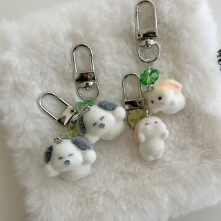 Drop Doll Four-Leaf Clover Keyring Rabbit Keyholder Mini