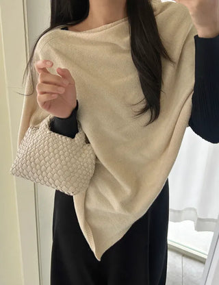 Leather Weaving Tote Bag Mini Crossbody Bag Chain