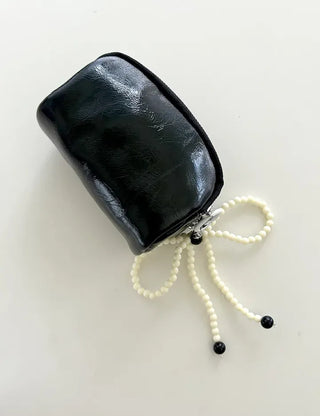 Vivid Ribbon Keyring Bead Bag Keyholder