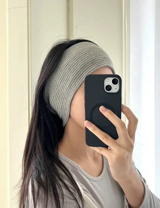 Hairband Striped Flower Knit Bandana Turban Unisex