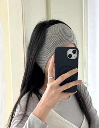 Hairband Striped Flower Knit Bandana Turban Unisex