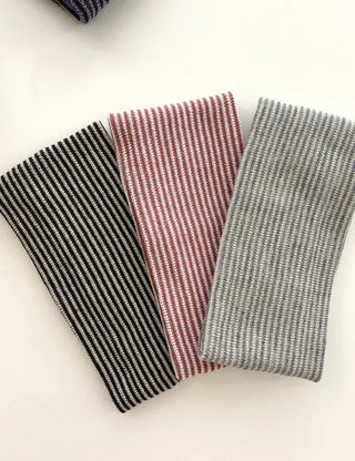 Hairband Striped Flower Knit Bandana Turban Unisex