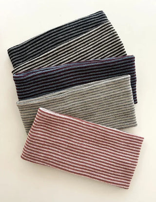 Hairband Striped Flower Knit Bandana Turban Unisex
