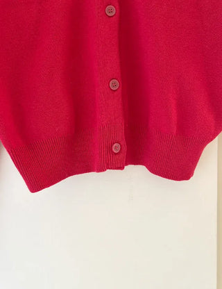 Cotton Spring Cardigan V-neck Knit Basic Merry Shop