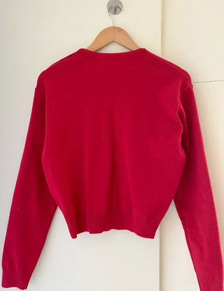 Cotton Spring Cardigan V-neck Knit Basic Merry Shop