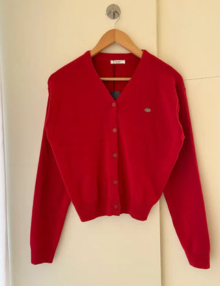 Cotton Spring Cardigan V-neck Knit Basic Merry Shop