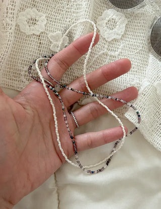 Beaded Wooden Necklace Summer Women's Layered