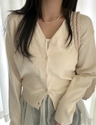 Beaded Wooden Necklace Summer Women's Layered
