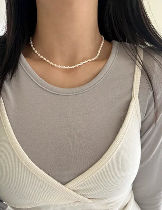 Beaded Wooden Necklace Summer Women's Layered