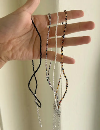 Beaded Wooden Necklace Summer Women's Layered