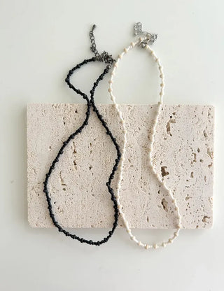 Beaded Wooden Necklace Summer Women's Layered